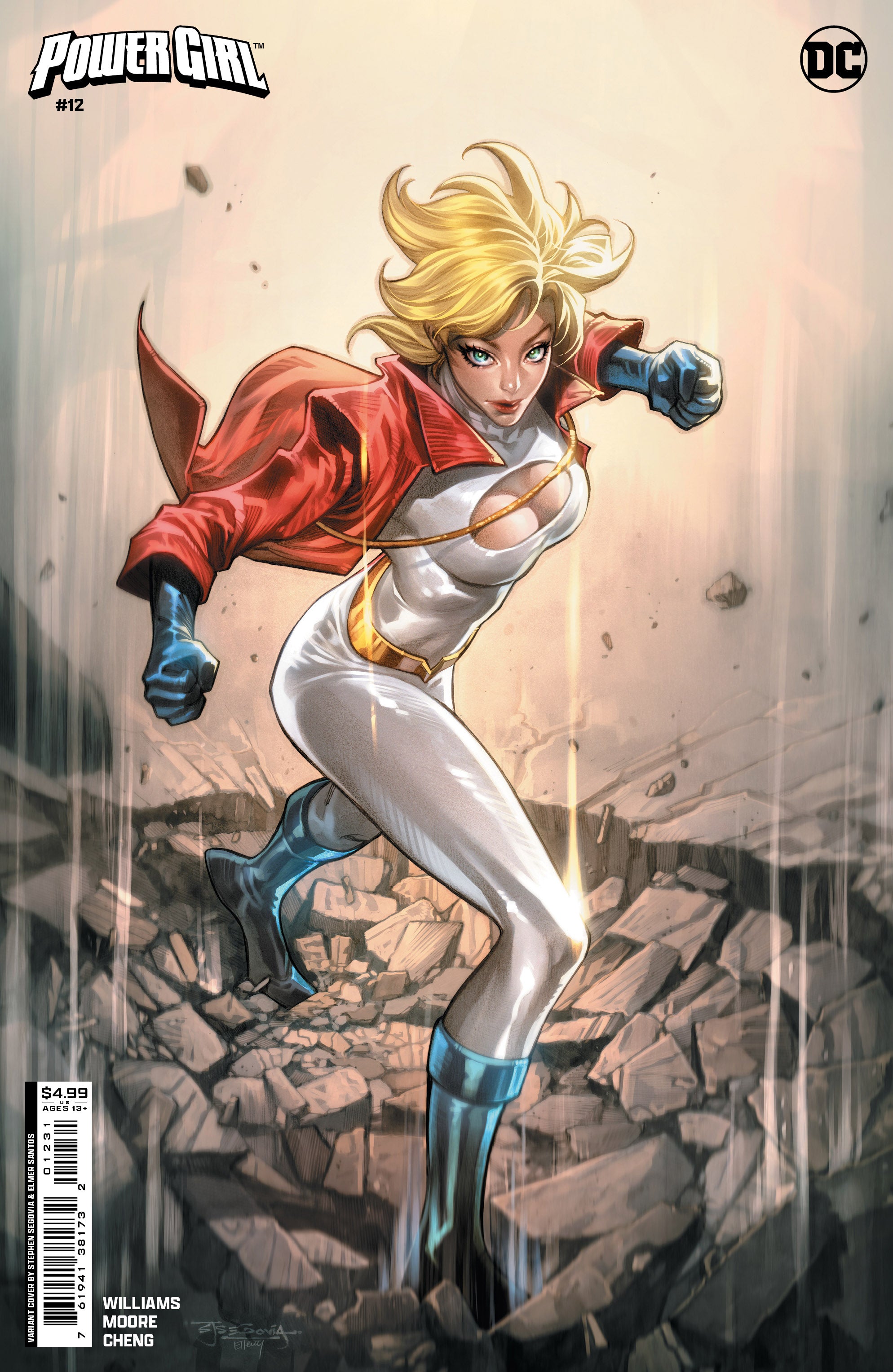 POWER GIRL (2023) #12 CVR C STEPHEN SEGOVIA CARD STOCK VAR