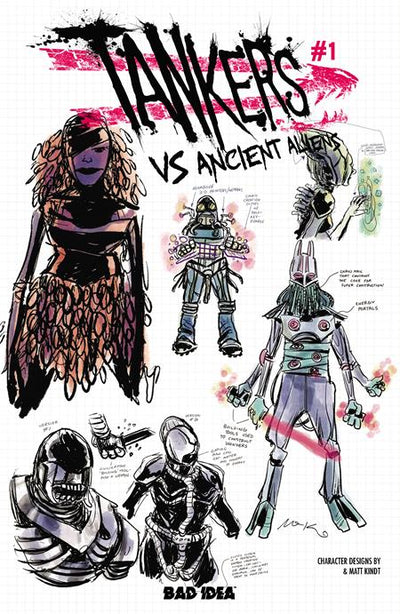 TANKERS VS ANCIENT ALIENS (2026) #1 CVR F INC 1:20 MATT KINDT DESIGN VAR