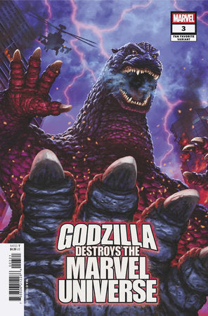 GODZILLA DESTROYS THE MARVEL UNIVERSE (2025) #3 KAIDA YUJI FAN FAVORITE VAR