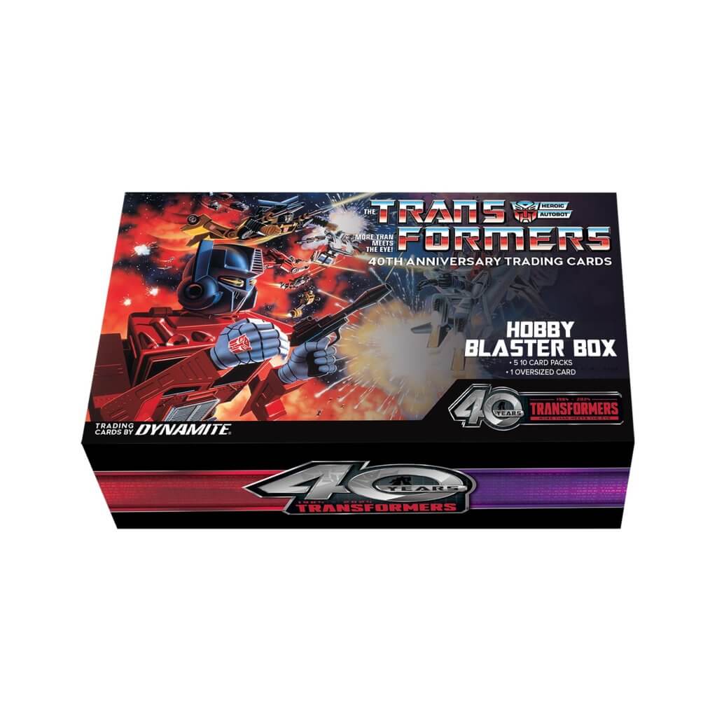 2024 TRANSFORMERS 40TH ANNIVERSARY TRADING CARDS HOBBY BLASTER BOX