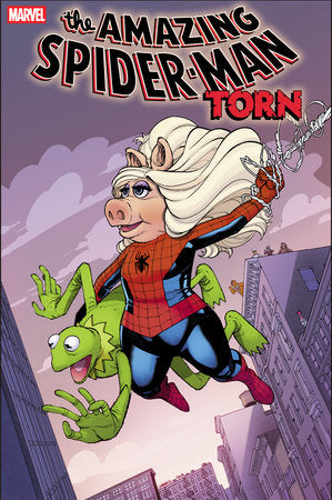 AMAZING SPIDER-MAN TORN (2025) #1 JAVIER GARRON MUPPETS VAR