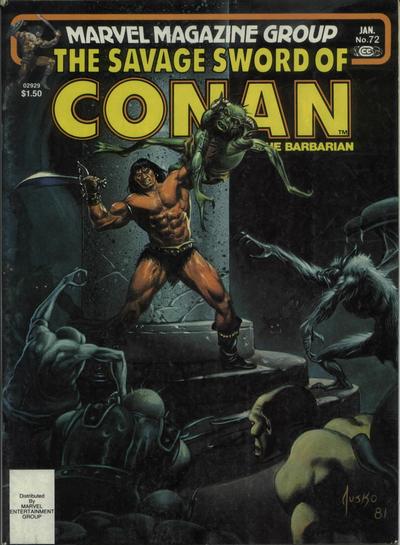 SAVAGE SWORD OF CONAN (1974) #72 (VF)