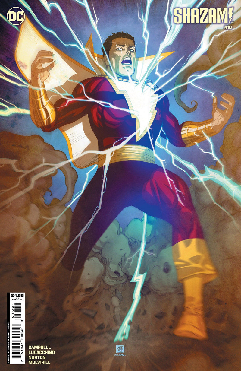 SHAZAM (2023) #10 CVR B BERNARD CHANG CARD STOCK VAR