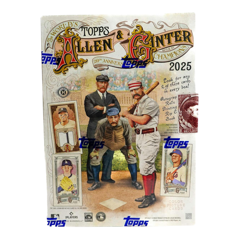 2025 TOPPS ALLEN & GINTER MLB BASEBALL HOBBY BOX