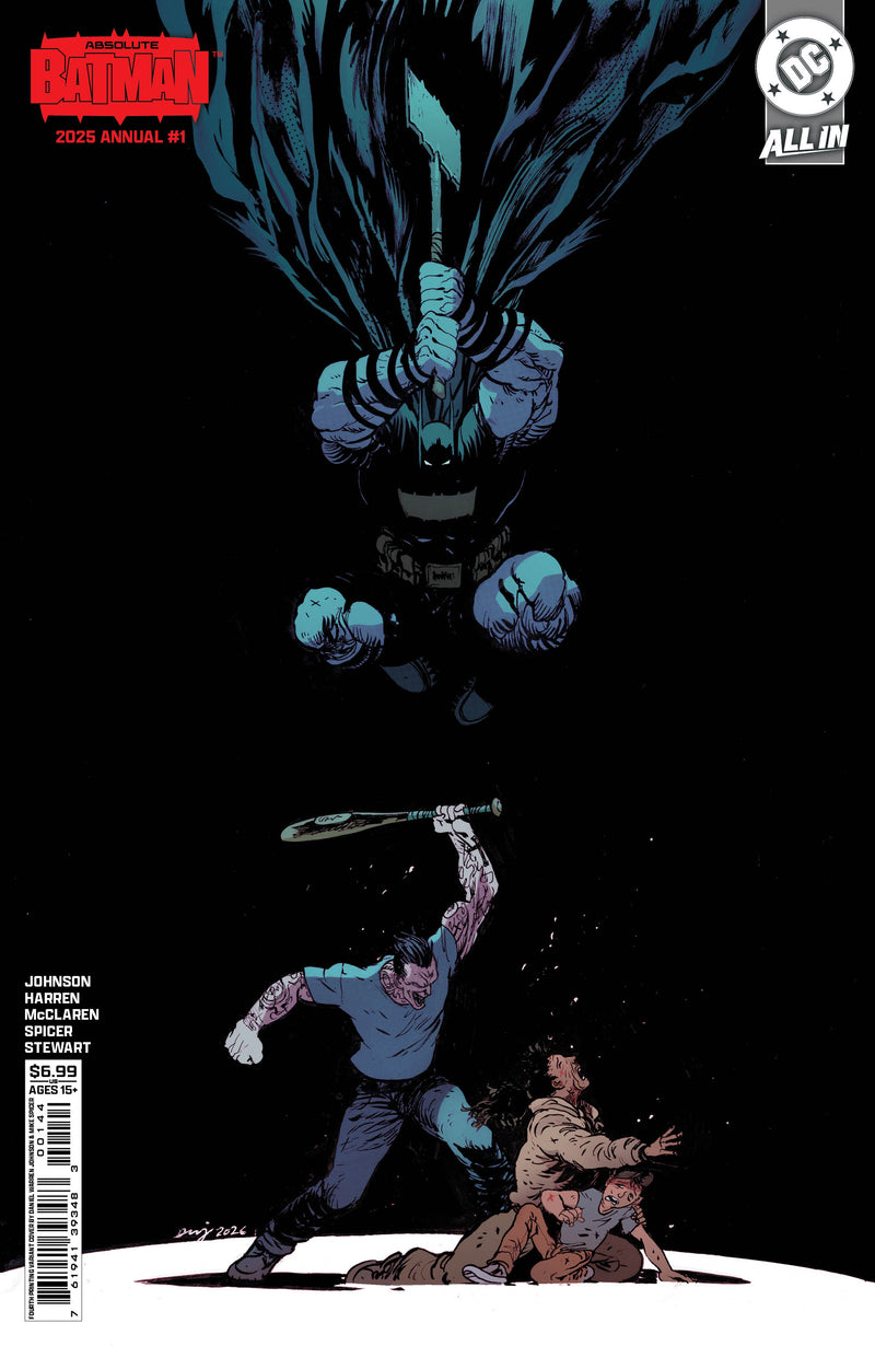 ABSOLUTE BATMAN (2024) ANNUAL #1 (ONE SHOT) FOURTH PRINTING CVR B DANIEL WARREN JOHNSON CARD STOCK VAR