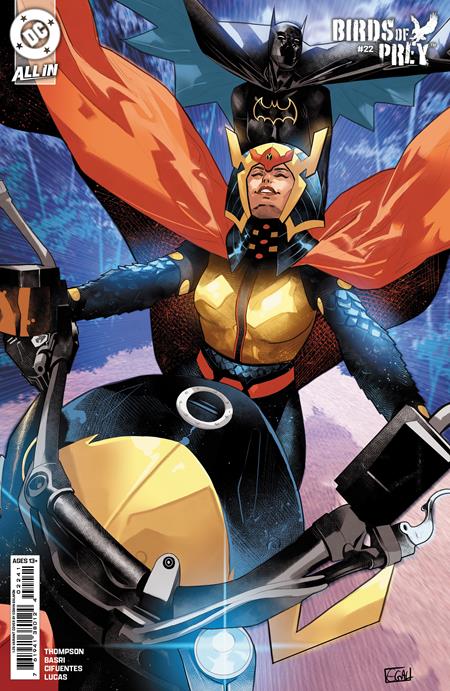 BIRDS OF PREY (2023) #22 CVR E INC 1:25 EDWIN GALMON CARD STOCK VAR