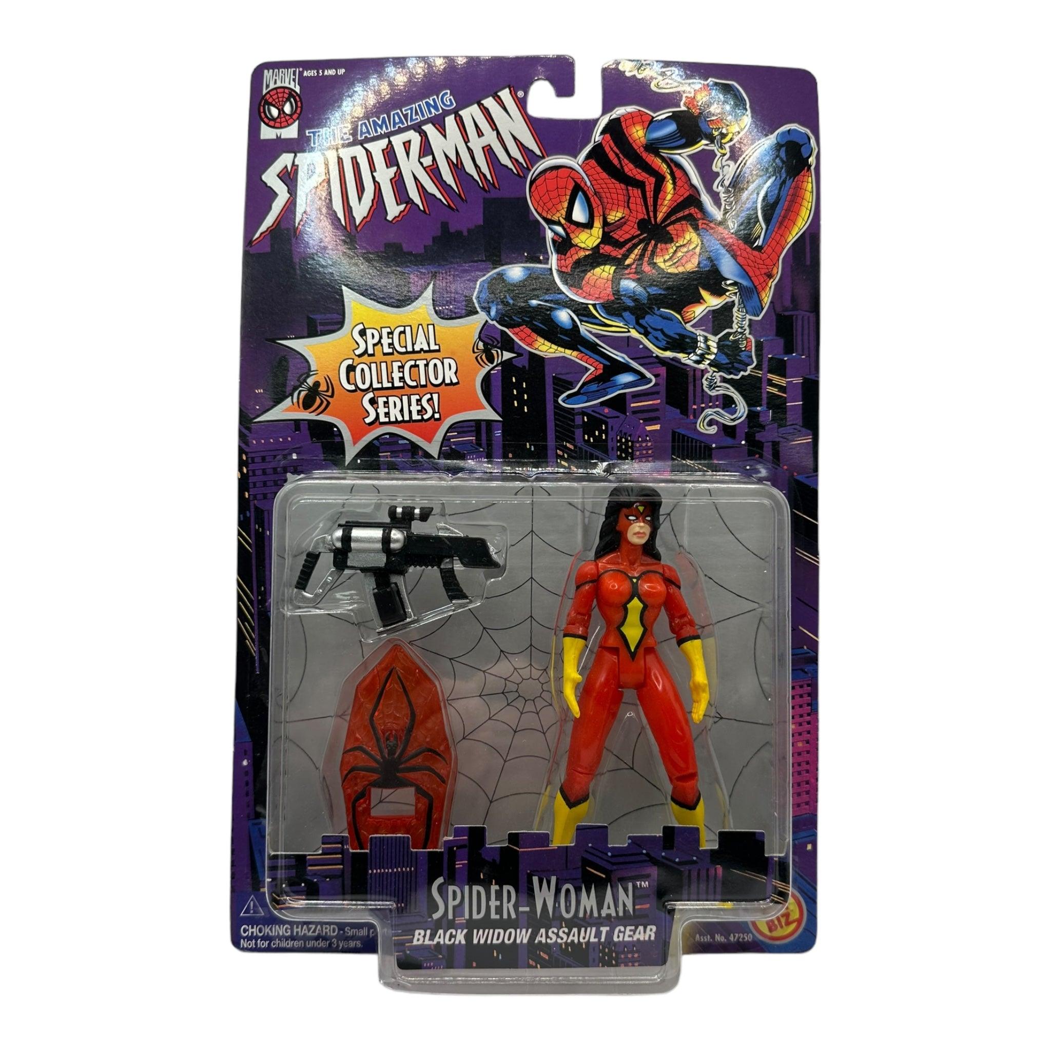 1996 TOYBIZ SPIDER-MAN ANIMATED SERIES 7 SPIDER-WOMAN AF - Kings Comics