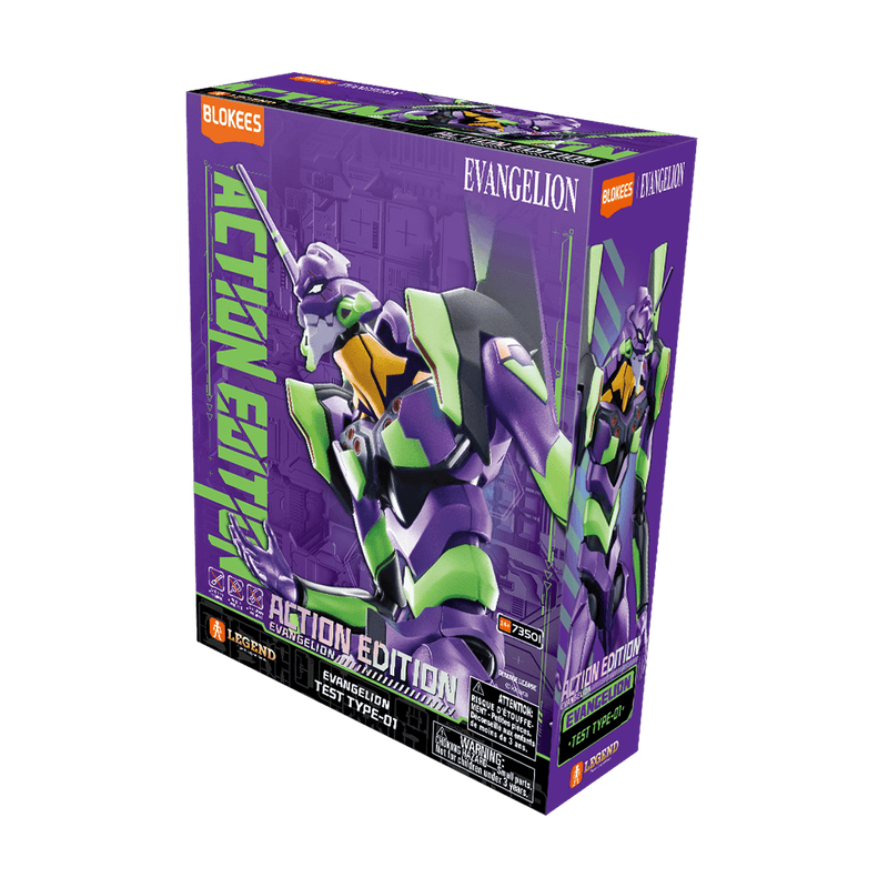 BLOKEES EVANGELION ACTION TEST TYPE EVA-01 MODEL
