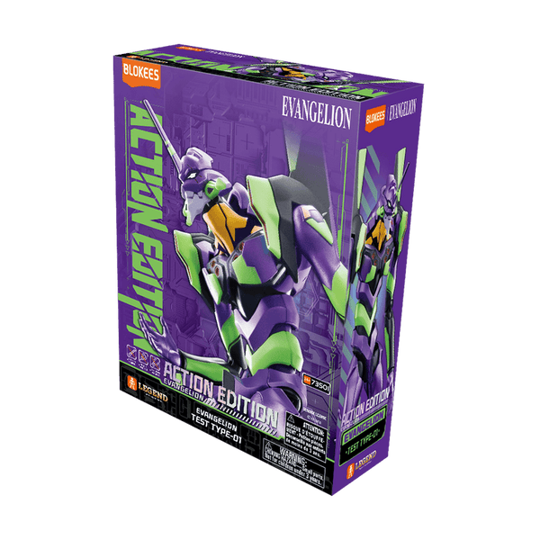 BLOKEES EVANGELION ACTION TEST TYPE EVA-01 MODEL