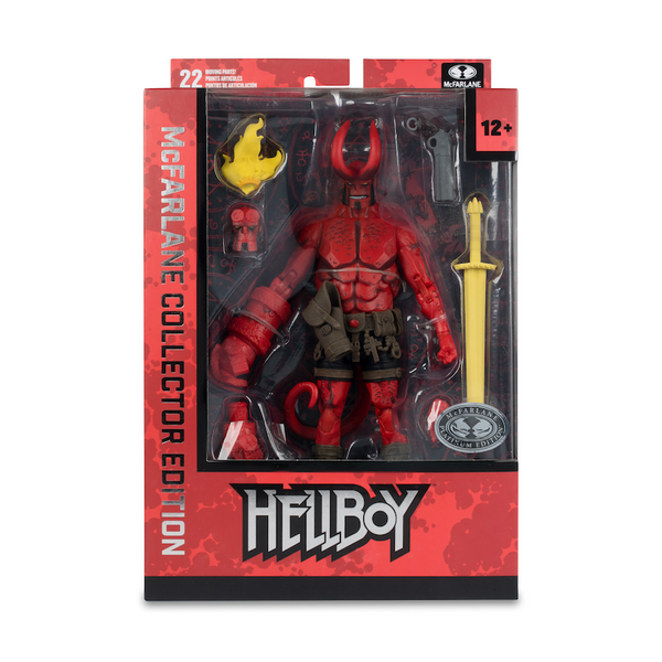 HELLBOY 7" COLLECTOR EDITION PLATINUM CHASE FIGURE AF