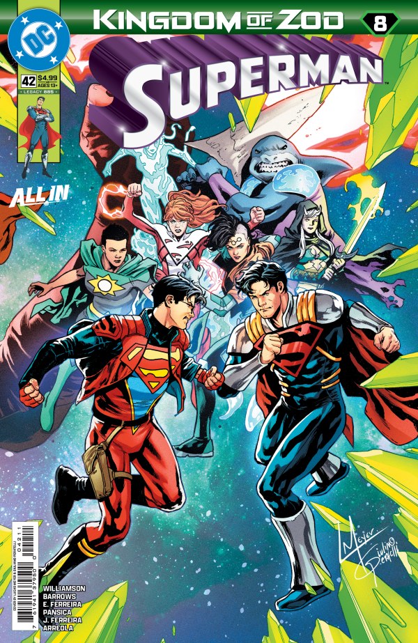 SUPERMAN (2023) #42 CVR A LUCAS MEYER CONNECTING (KINGDOM OF ZOD)