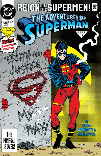 ADVENTURES OF SUPERMAN (1987) #501 FACSIMILE EDITION (2026) FACSIMILE EDITION CVR A TOM GRUMMETT