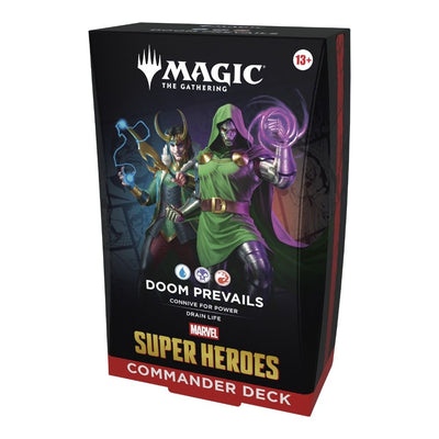 MAGIC: THE GATHERING MARVEL SUPERHEROES DOOM PREVAILS COMMANDER DECK