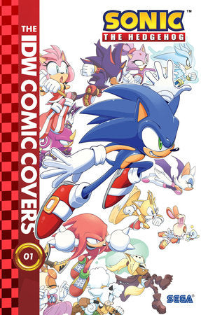 SONIC THE HEDGEHOG IDW COMIC COVERS HC VOL 01