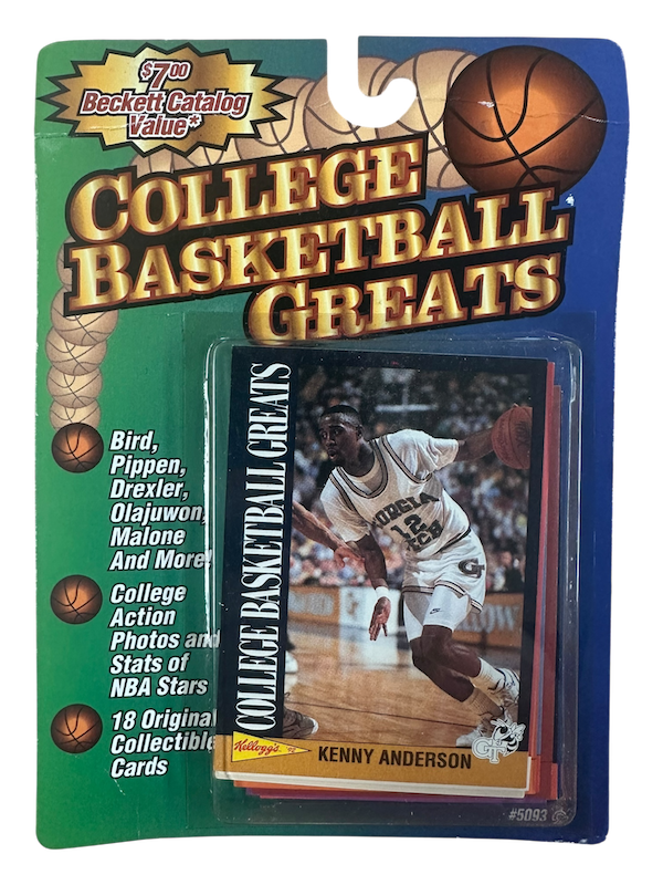 1994 KELLOGGS COLLEGE BASKETBALL GREATS SET