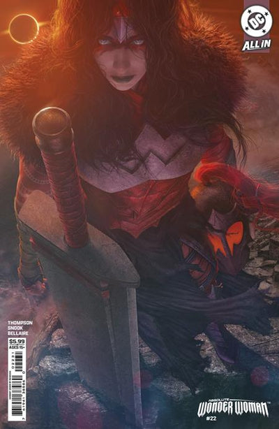 ABSOLUTE WONDER WOMAN (2024) #22 CVR C RAHZZAH CARD STOCK VAR