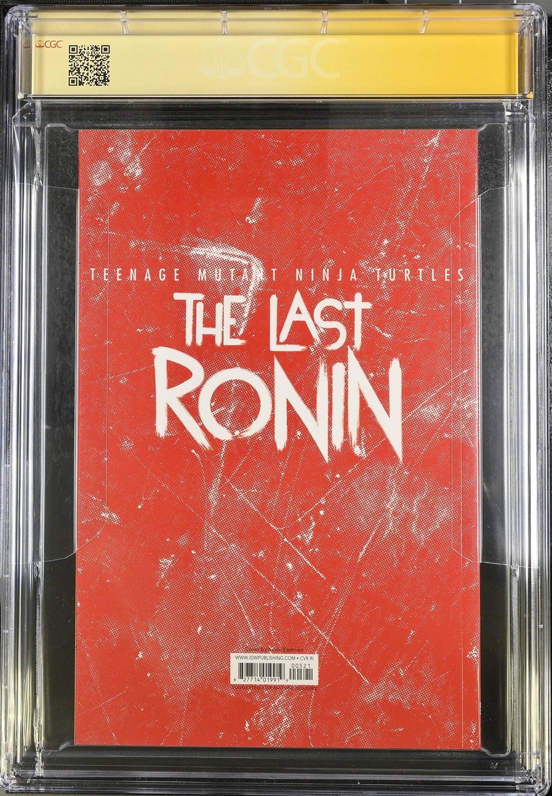 CGC TMNT: THE LAST RONIN #5 RETAILER INCENTIVE (9.9) SIGNATURE SERIES - SIGNED BY KEVIN EASTMAN