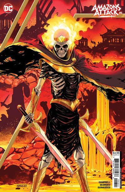AMAZONS ATTACK VOL 2 (2023) #6 CVR C VASCO GEORGIEV CARD STOCK VAR