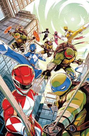 MMPR TMNT III (2025) #1 CVR E ZONNO FOIL VAR