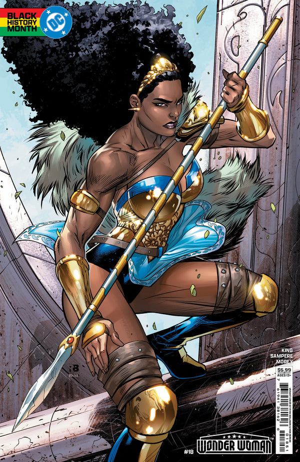 WONDER WOMAN (2023) #18 CVR D RYAN BENJAMIN BLACK HISTORY MONTH CARD STOCK VAR