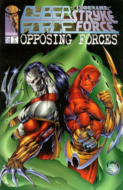 CYBER FORCE STRYKEFORCE OPPOSING FORCES (1995) - SET OF TWO