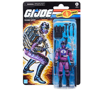 GI JOE CLASSIFIED SERIES RETRO CARDBACK TECHNO-VIPER AF