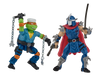TEENAGE MUTANT NINJA TURTLES X G.I JOE SHIPWRECK MIKEY VS COBRA COMMANDER SHREDDER 2 PACK AF