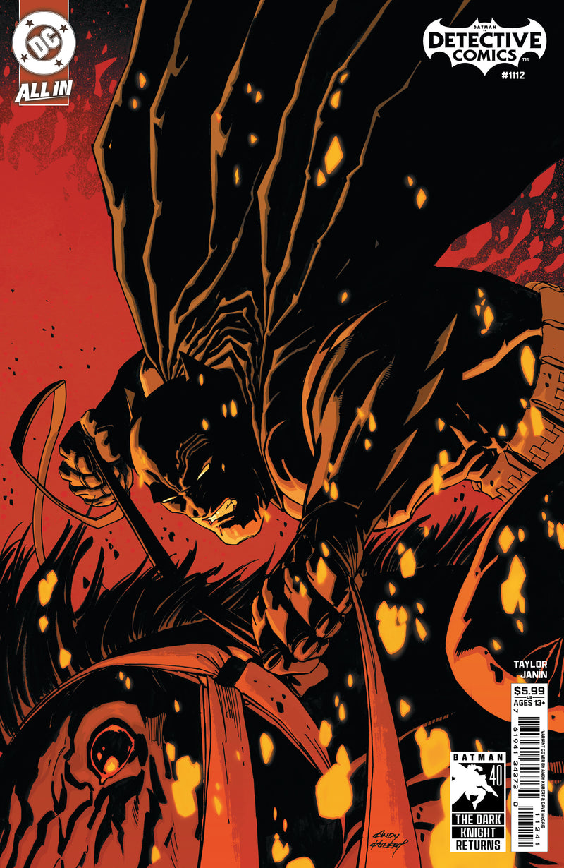 DETECTIVE COMICS (2016) #1112 CVR D ANDY KUBERT DARK KNIGHT RETURNS 40TH ANNIVERSARY CARD STOCK VAR