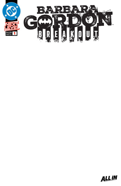 BARBARA GORDON BREAKOUT (2026) #1 CVR F BLANK CARD STOCK VAR
