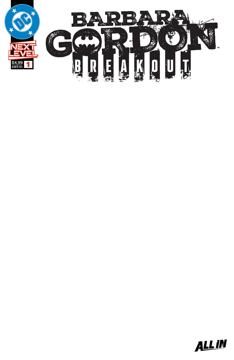 BARBARA GORDON BREAKOUT (2026) #1 CVR F BLANK CARD STOCK VAR