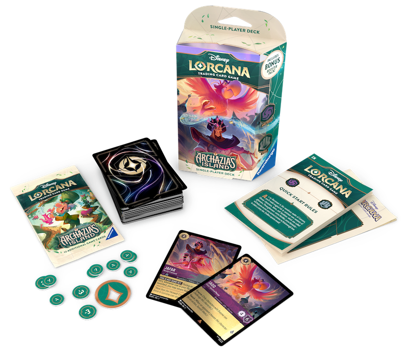 DISNEY LORCANA TCG: S7 ARCHAZIAS ISLAND AMETHYST/STEEL STARTER DECK