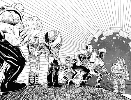 ASSORTED CRISIS EVENTS (2025) #6 CVR D ERIC ZAWADZKI YOUNGBLOOD TEAM UP B&W VIRGIN VAR