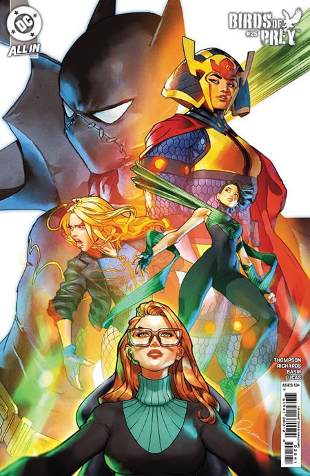 BIRDS OF PREY (2023) #25 CVR F INC 1:25 GERALD PAREL CARD STOCK VAR