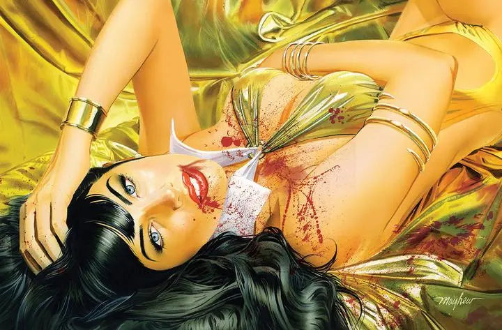 VAMPIRELLA VOL 8 (2019) #1 MIKE MAYHEW BLOODY VIRGIN VARIANT