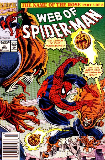 WEB OF SPIDER-MAN (1985) #86 NEWSSTAND EDITION (FN/VF)