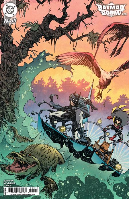 BATMAN AND ROBIN (2023) #23 CVR E INC 1:25 JOHN MCCREA CARD STOCK VAR