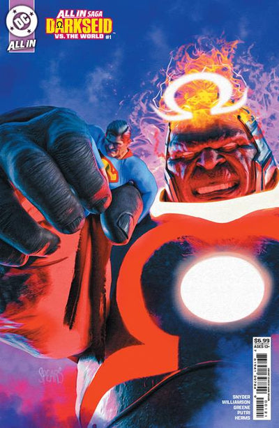 DC ALL IN SAGA DARKSEID VS THE WORLD (2026) #1 (ONE SHOT) CVR B MARK SPEARS CARD STOCK VAR