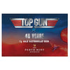 40 YEARS OF TOP GUN 2026 1g GOLD RECTANGULAR COIN IN CARD
