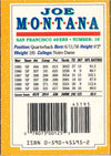 SPORTS SHOTS COLLECTORS BOOK #2 JOE MONTANA
