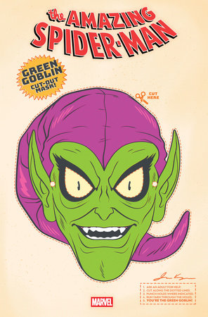 AMAZING SPIDER-MAN (2025) #12 RETRO HALLOWEEN MASK VAR