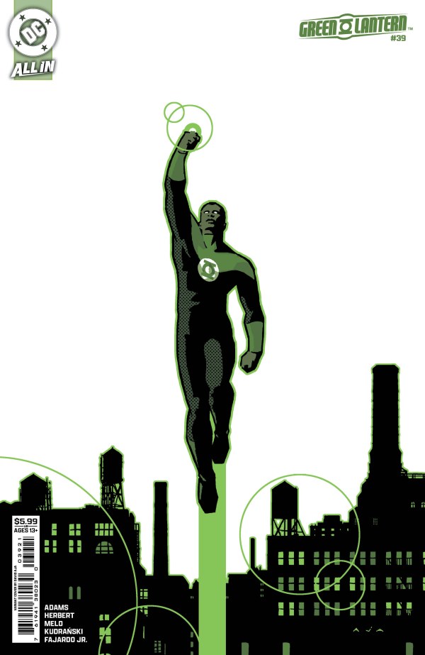 GREEN LANTERN (2023) #39 CVR B DAVID AJA CARD STOCK VAR