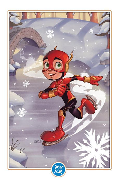 FLASH (2023) #16 CVR D CHRISSIE ZULLO DC WINTER WONDERLAND CARD STOCK VAR