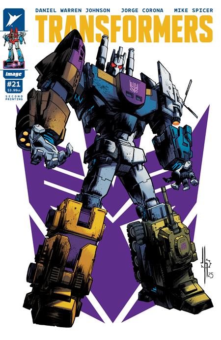 TRANSFORMERS (2023) #21 2ND PTG CVR A JASON HOWARD DECEPTICON VAR