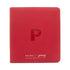 PALMS OFF GAMING COLLECTORS SERIES 12 POCKET RED ZIP TRADING CARD BINDER