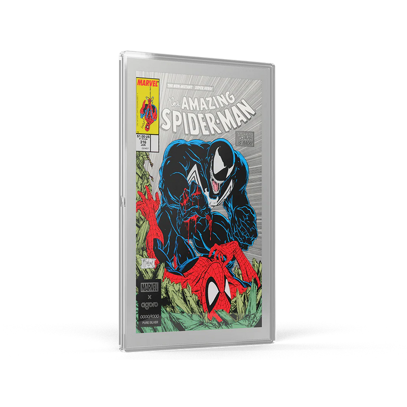 MARVEL - THE AMAZING SPIDER-MAN #316: VENOM UNLEASHED 1oz SILVER COMIX FOIL