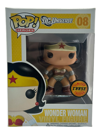 POP SUPER HEROES WONDER WOMAN #08 CHASE VINYL FIGURE