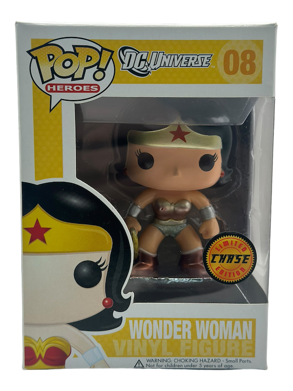 POP SUPER HEROES WONDER WOMAN #08 CHASE VINYL FIGURE