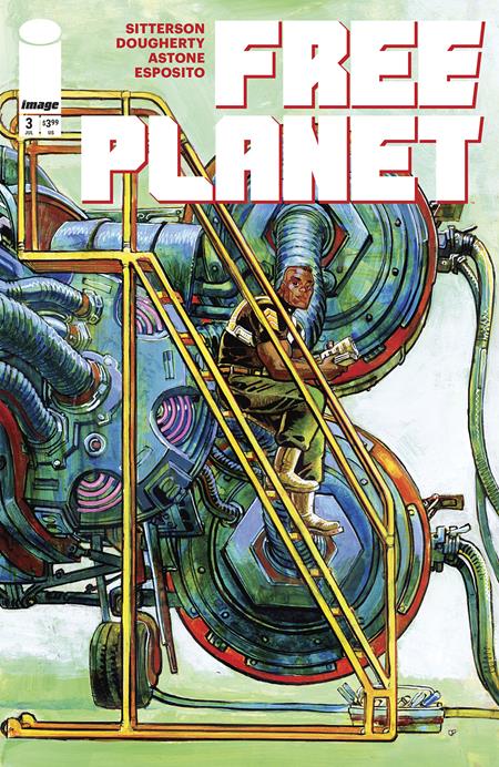 FREE PLANET (2025) #3 CVR B JED DOUGHERTY LADDER CVR