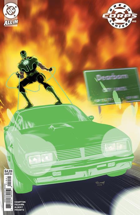 GREEN LANTERN CORPS (2025) #10 CVR D INC 1:25 SCOTT GODLEWSKI CARD STOCK VAR