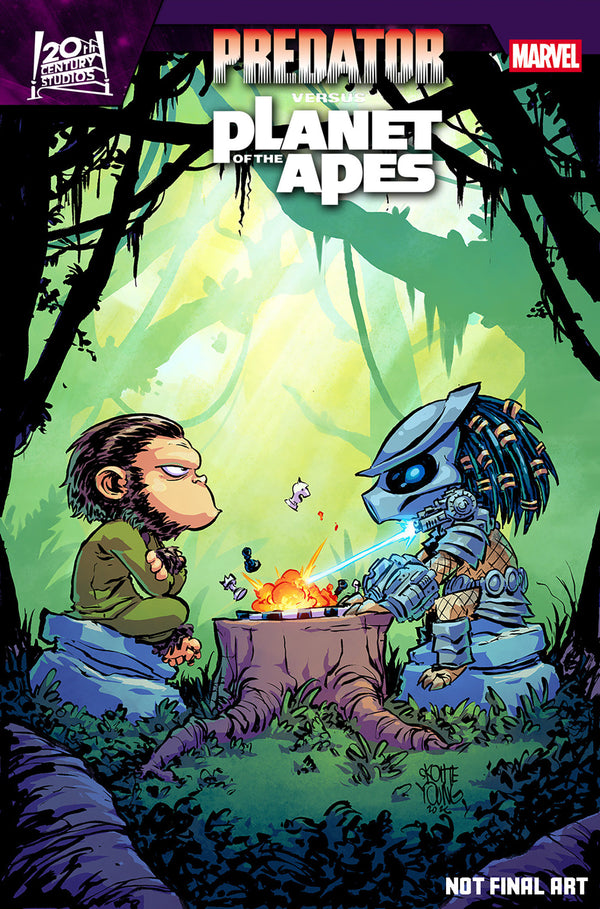 PREDATOR VS THE PLANET OF THE APES (2026) #1 SKOTTIE YOUNG VAR